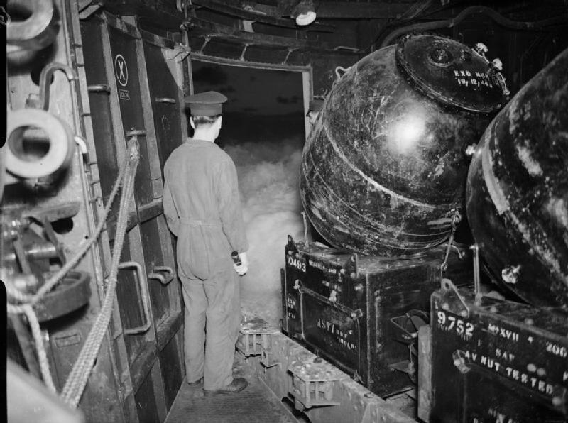HMS Apollo Laying Mines WWII IWM A 27056